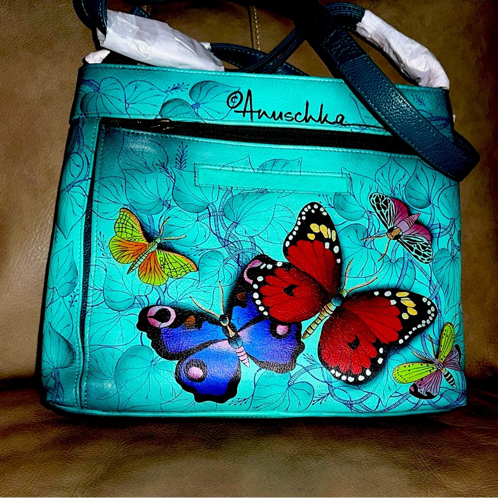 Anuschka Crossbody Organizer- BNWT